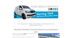 Desktop Screenshot of madaboutelectrics.com